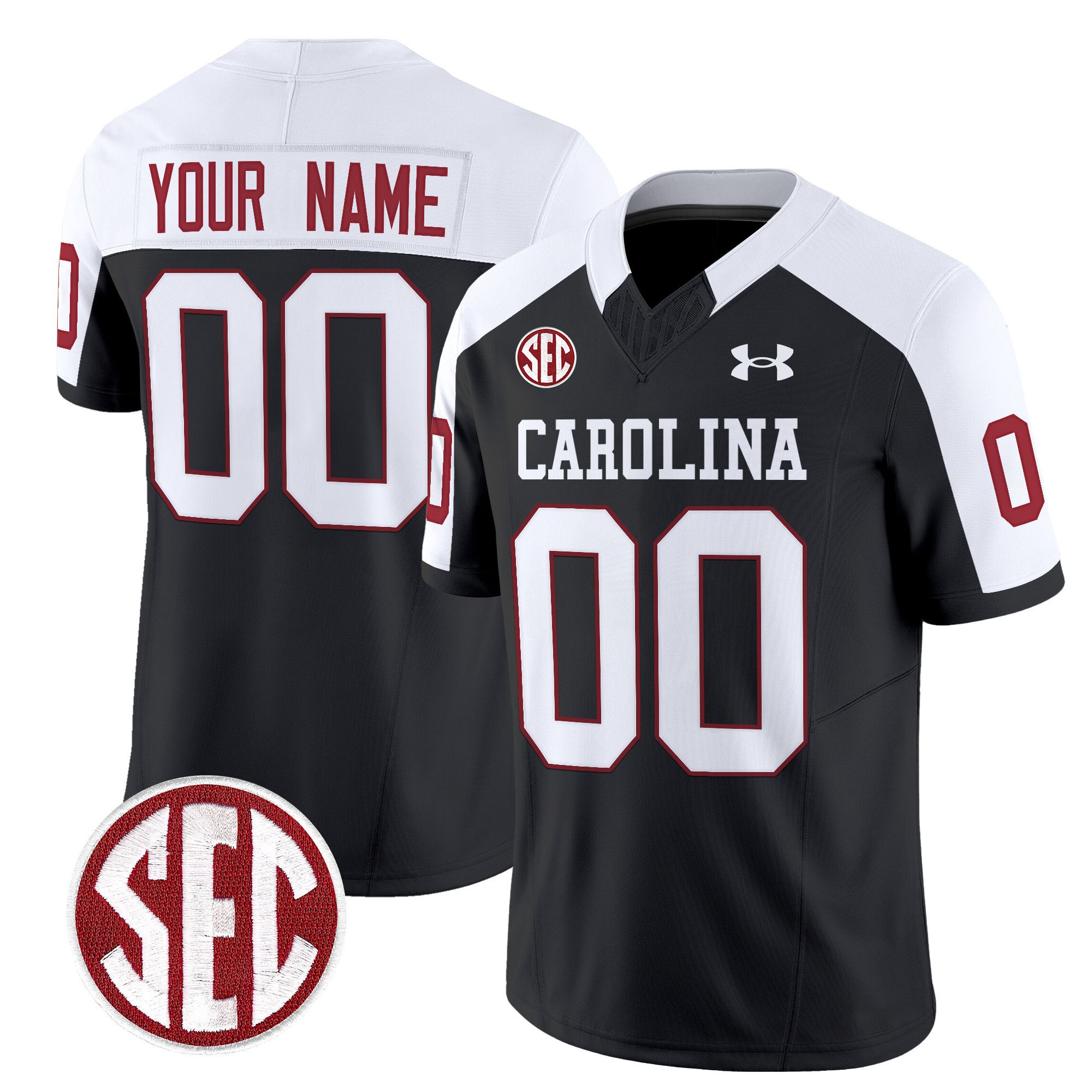 Men South Carolina Gamecocks Black 1980 Throwback Vapor Limited 2024 Custom NCAA Jersey style 1